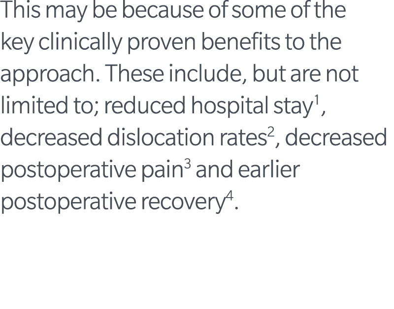 This may be because of some of the key clinically proven benefits to the approach. These include, but are not limited...