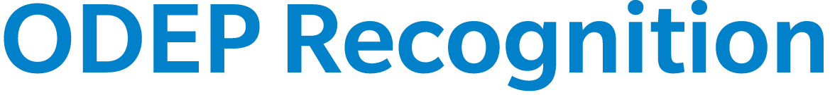 ODEP Recognition