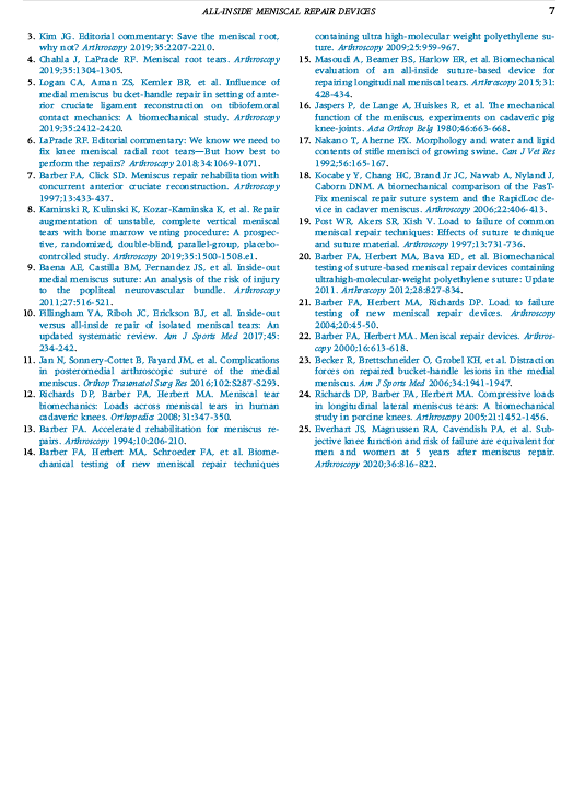 Arthroscopy: The Journal of Arthroscopic and Related Surgery, Corrected proof. doi:10.1016/j.arthro.2020.03.036