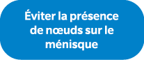 viter la pr sence de n uds sur le m nisque