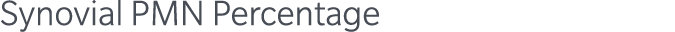 Synovial PMN Percentage