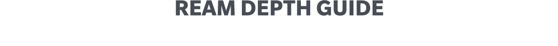 REAM DEPTH GUIDE